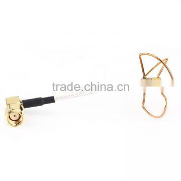 5.8G Three Leaf Antenna With Shrink Tube (elbow bore)