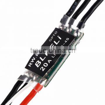 RW.RC 20A BLHeli 14.2 OPTO 2-4s ESC For QAV250 Multicopter photo-2