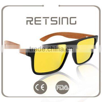 Handmade Wooden Custom Logo Bamboo Sunglasses With Polarized Lenses Wholesale Sunglasses Quality Choice photo-4