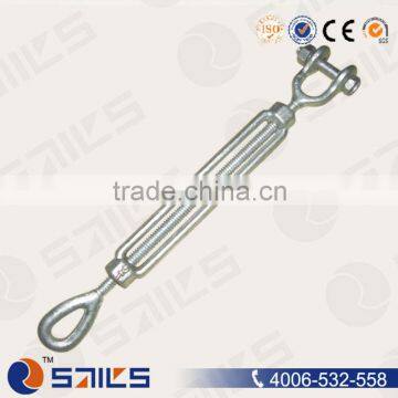 Hot dip Galvanized US type malleable turnbuckles with Eye and Jaw