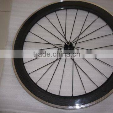 2016 new!!! hot sale light weight special design carbon rims with alloy braking surface clincher wheelset 700c AC60