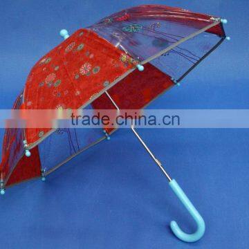 Customized 19 Inch Children Carton Printing POE Umbrella