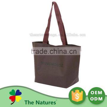 Custom Printed Logo Fashion Style Foldable Shopping Nonwoven Recycle Bag