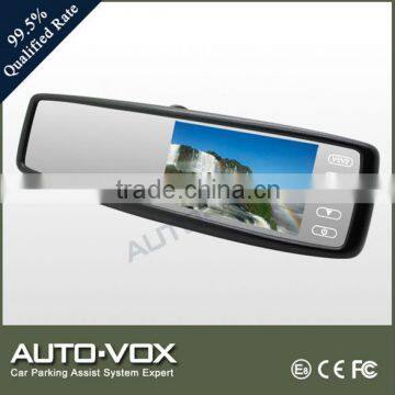 4.3 inch 16:9 manufactruer auto rearview mirror monitor car dvr for 12v car