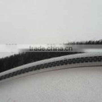 plastic shape weather strip/wool pile/brush seal strip