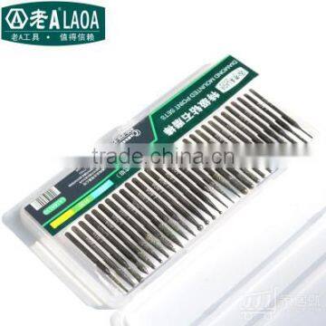 LAOA30pcs Set 3mm Free Shipping Diamond Grinding Tools Emerald Jade Carving Tools Rod Mill photo-4