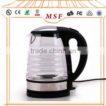 Temperature Resistant Transparent Glass Electric Kettle