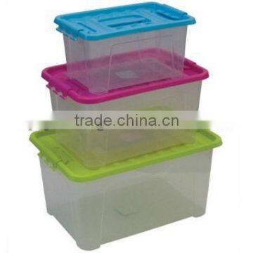 Plastic transparent storage box plastic storage container