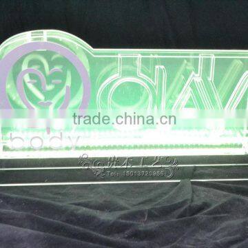 High Quality Acrylic Lucite Ice Sculpture With LED in Edge photo-6