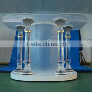 Elegant Design Transparent Acrylic Church Pulpit With Custom Logo Supplier's Choice photo-2