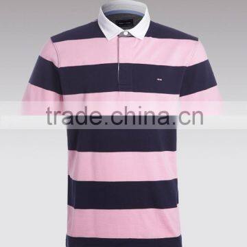 2016 fashion striped polo shirt long sleeve polo shirt for men