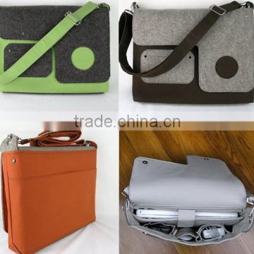 FB0056 Wholesale High Quality Fashion Designed Felt Laptop Briefcase