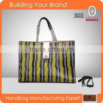 3351-Tote handbag 2015 High Quality Fashion bags Python Snake Skin Handbag