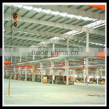 Galvanized light steel structure frame roof shed