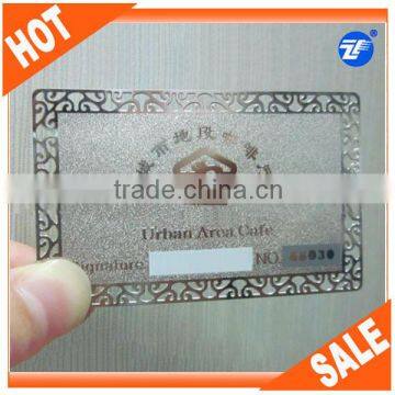 High Quality Embossed Metal Business Cards