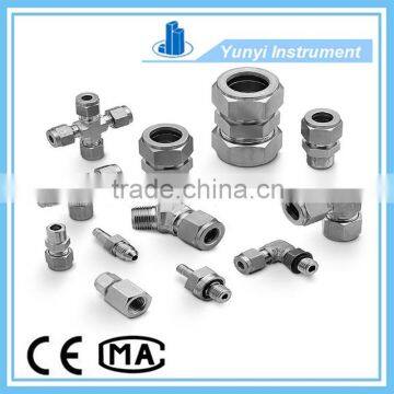 hydraulic tube fitting stainless steel pipe fitting ,metal fitting,hydraulic fitting