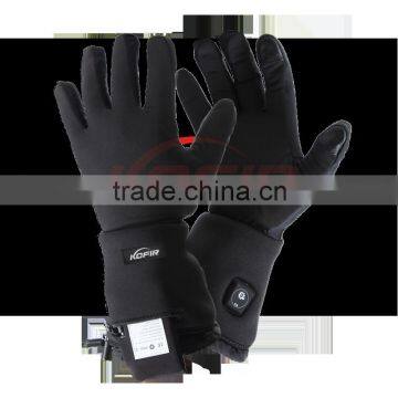 KCFIR far infrared electronic battery powered heated thin glove liner