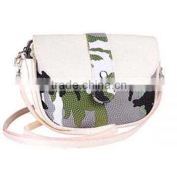 Ladies Chromatic Camouflage PU Trendy Sling Bags