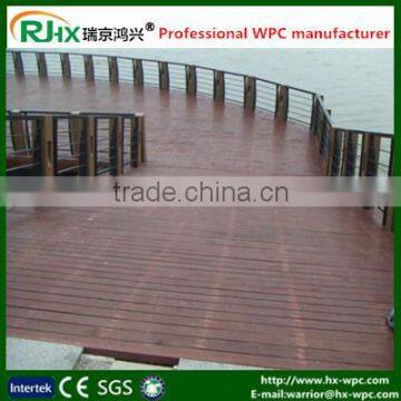 Jiangxi Ruijing Hongxing factory WPC decking floor solid and hollow design