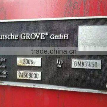 Used Grove 450ton Truck Crane Original Germany,sale in Shanghai photo-5