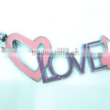 letters phone strap