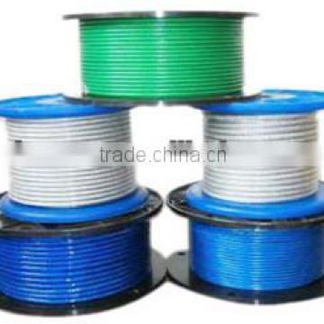 STEEL WIRE ROPE PVC COATED