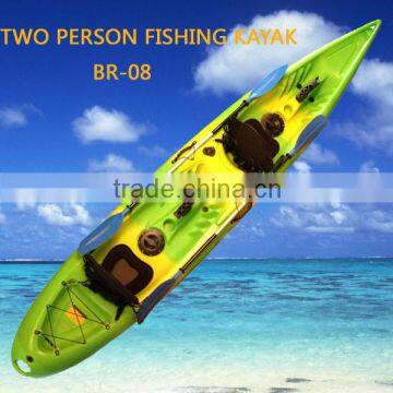 double kayak / fishing kayak with pedals / sprint kayak