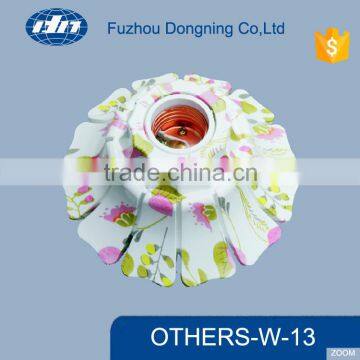 Factory direct sale pendant lamp/fabric plug cord with copper lamp holder bronze lamp W-13