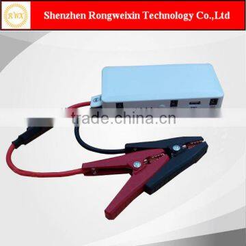 Free Sample jump starter 13600mAh Two USB output portable car emergency power supplier car jump starter for laptop auto