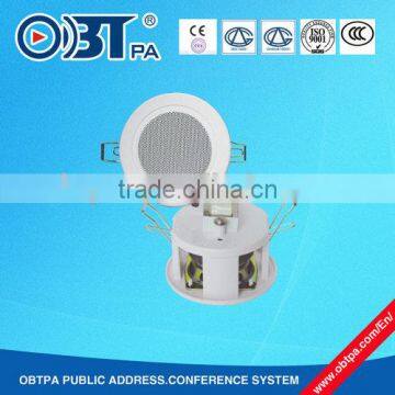 small size 2.5'' Ceiling Speaker 3w 100v OBT-701