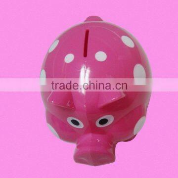 China wholesale Colorful Plastic Lovely Piggy Money Bank Box for sale