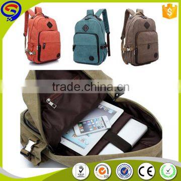 Competitive Price Top Quality College Canvas Fashionable Backpack photo-4