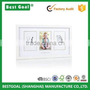 Wood Baby Prints Photo Frame with Clean-Touch Ink Pad                        
                                                Quality Choice