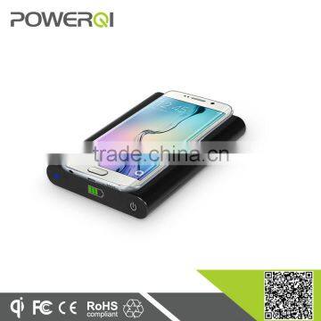 7000mAh Portable Wireless Charger With Receiver Desktop Wireless Charging Pad for Galaxy S7 and S7 Edge(T-810)