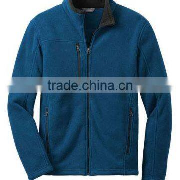 Blue anti pilling polar fleece clothes men