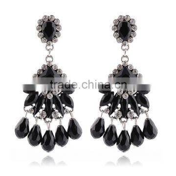 Hot Sale Jewelry Wholesale Crystal Beads Tassels New Model Stud Earring photo-2