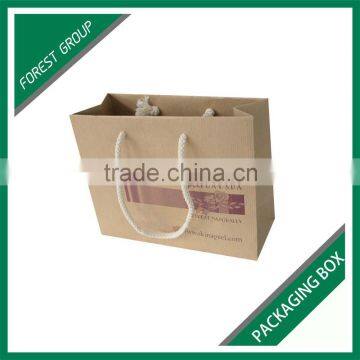 NATURE KRAFT BROWN PAPER BAGS FOR SKIN SPA PACKAGING WITH COTTON ROPES