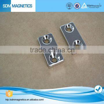 Strong Custom Shape Hole Magnetic Materials Ring Generator Magnet photo-5