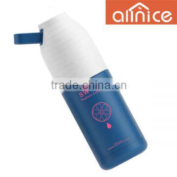 Wholesale Promotional Double Wall Insulated Vacuum Stainless Steel Water Bottle With Portable Rope photo-4