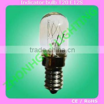 T20 15W E14 E12 Indicator bulb fridge lamp