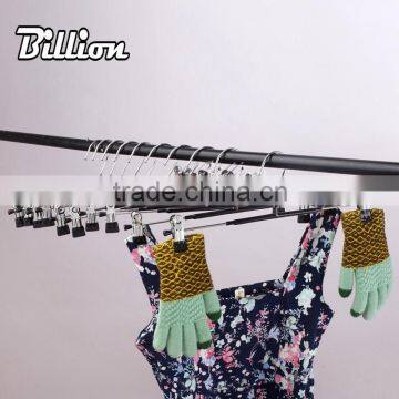 Custom Black Metal Power Clothes Hanger Metal Garment Hanger photo-6