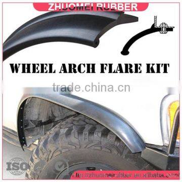 flexible rubber wheel arch flare suit 4WD 2 wheel                        
                                                Quality Choice