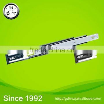 With ISO certificate steel self closing drawer slides with zinc-plated