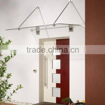 Steel Frame Canopy,garage Canopy,glass Stainless Steel Canopy photo-5