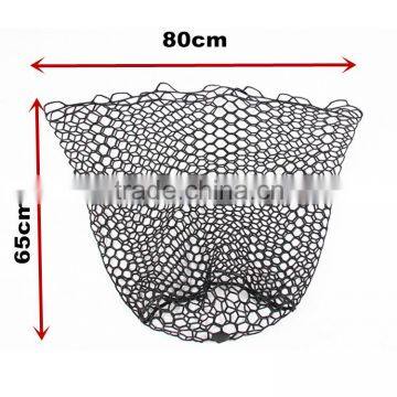 Landing Net Replacement Bag Rubber Mesh Netting photo-2