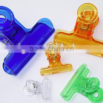 colorful plastic spring paper clips 63mm