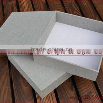 Leahter Fabric Linen Wood Photo Album Storage Packaging Box photo-4