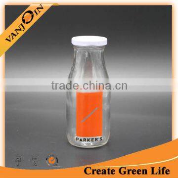 Clear Glass Juice Bottle, Coffee Drinking Glass Bottles photo-2