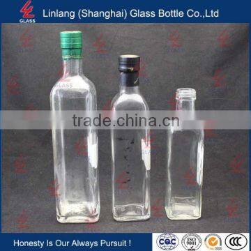 Dark Green Top Grade Maize Oil Glass Bottle