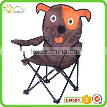 Good quality special red metal children chair